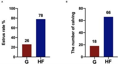 House feeding system improves the estrus rate in yaks (Bos grunniens) by increasing specific fecal microbiota and myo-inositol content in serum